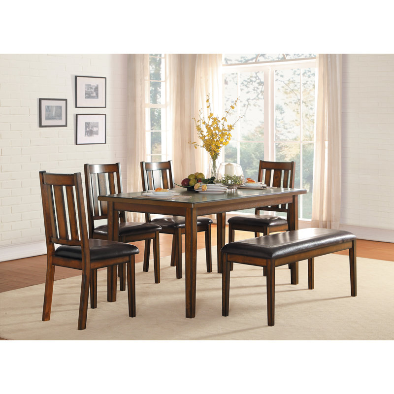 Millwood Pines Chet 6 Piece Dining Set Wayfair